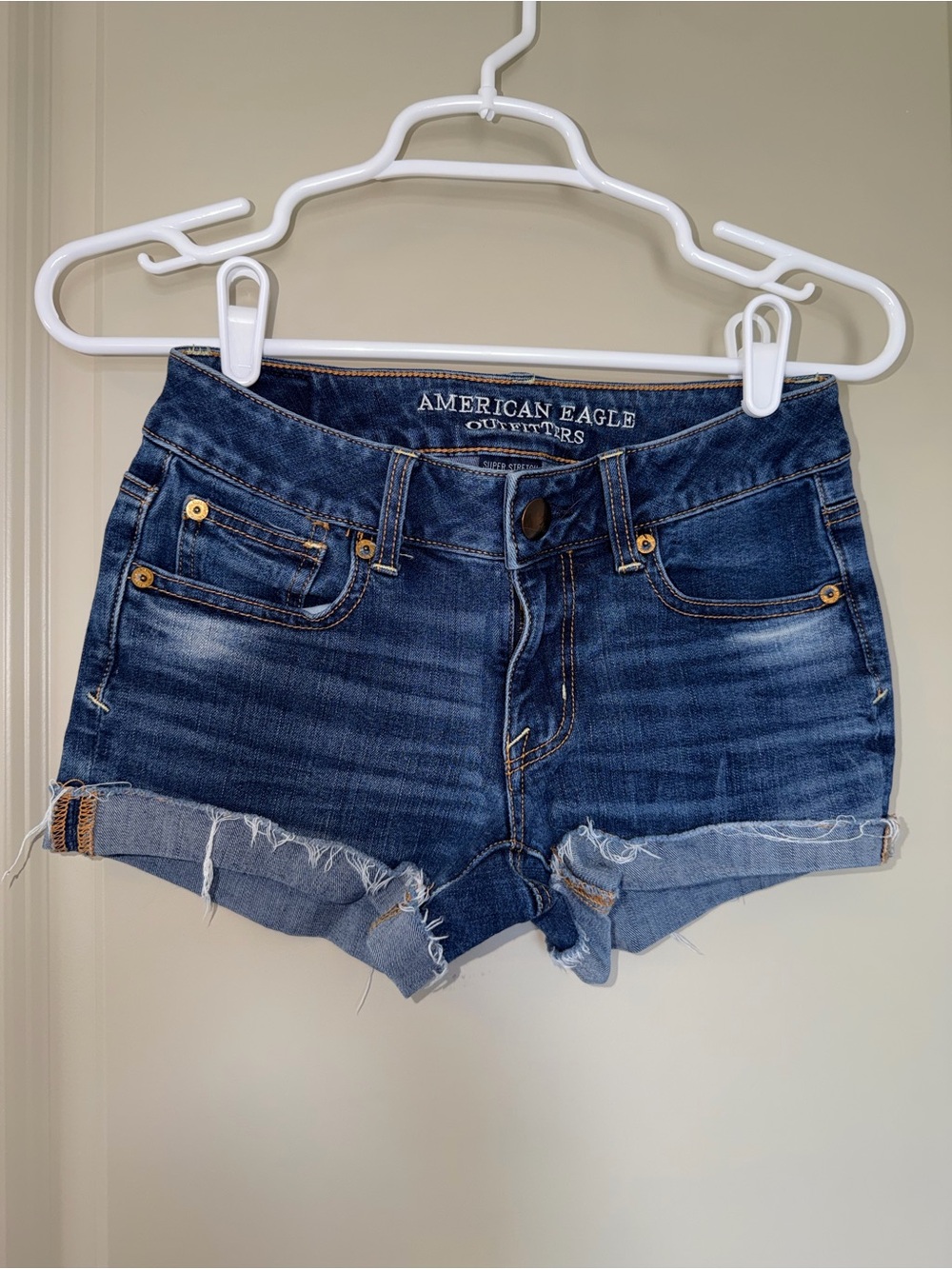 American Eagle Outfitters Size 0 Dark Wash Shorts